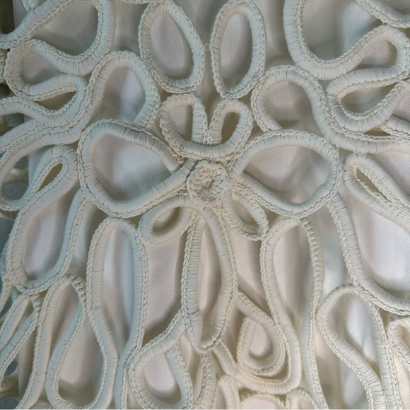 Cult Gaia Danica Crochet Sheer Mini Dress
Coverup Off White SZ S - Picture 6 of 15